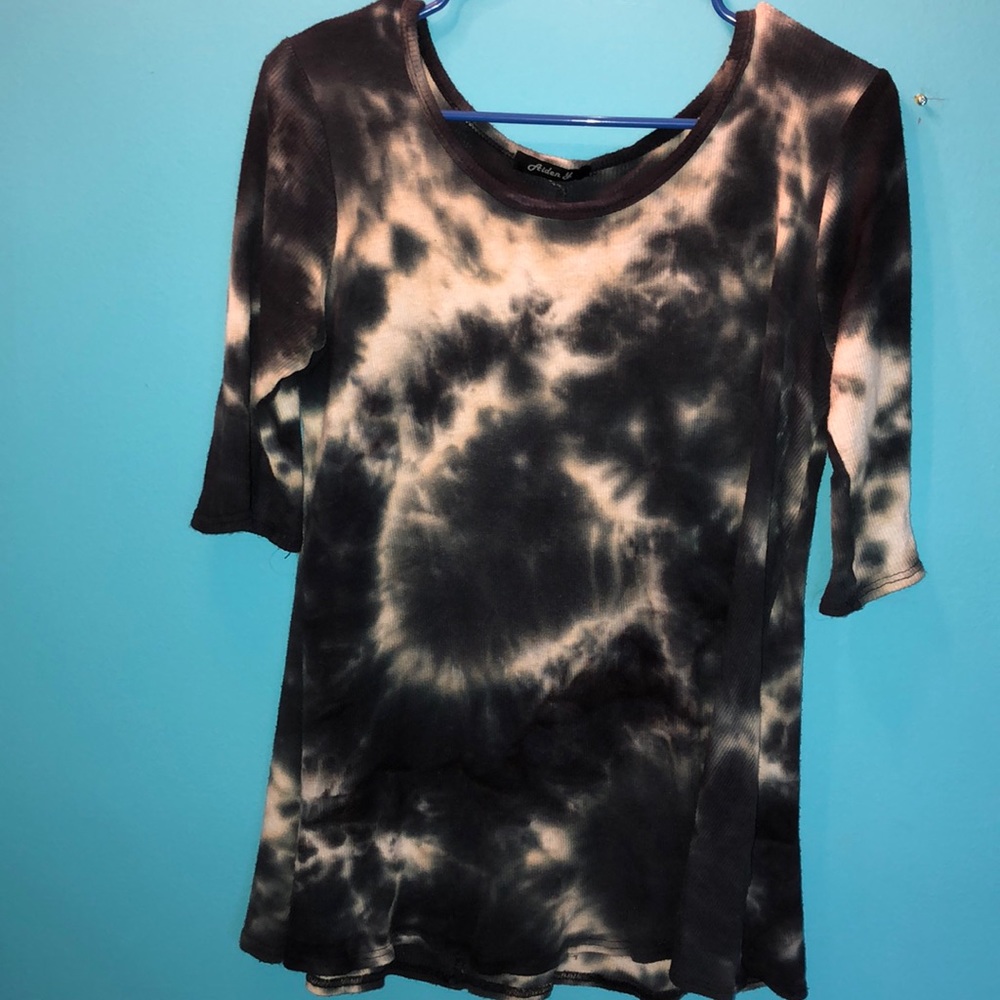 Tie dye t-shirt blouse